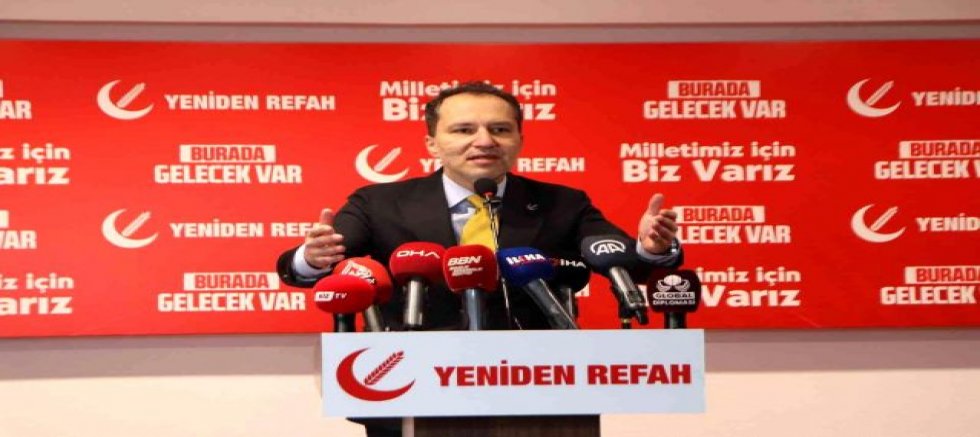 Yeniden Refah Partisi Genel Başkanı Erbakan: 